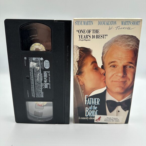 Father Of The Bride VHS Steve Martin Diane Keaton Martin Short 1992 Comedy - Picture 3 of 3